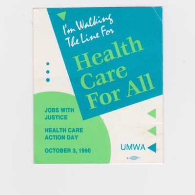 Health Care Action Day sticker