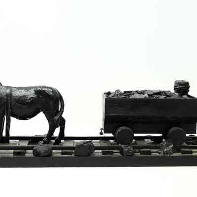Coal Cart sculpture