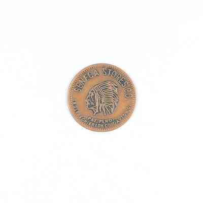 Seneca Stores Company scrip, 25 cents