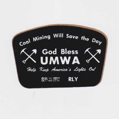 God Bless UMWA sticker