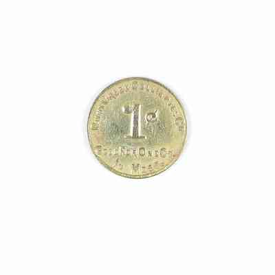 Paint Creek Collieries Co Scrip, 1 cent