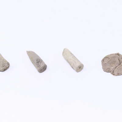 #15, 16, 20, 24: bullets disfigured from impact