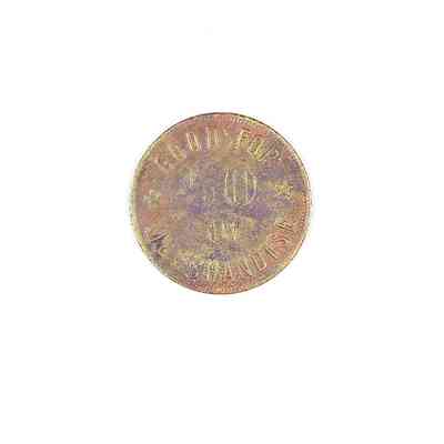 John M. Perry Store Token, 50 cents
