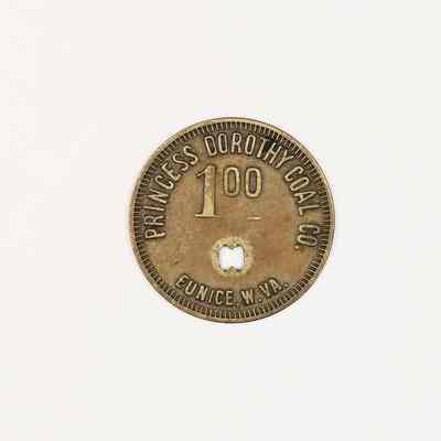 Princess Dorothy Coal Co. Scrip, $1