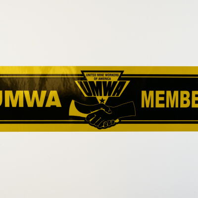 UMWA Member bumper sticker