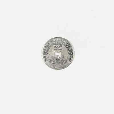Hatfield-Campbell Creek Coal Company Scrip, 25 cents