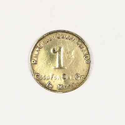 Paint Creek Collieries Co Scrip, 1 cent