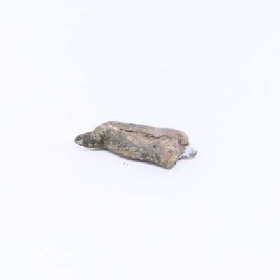 #4, unidentified caliber bullet, disfigured from impact