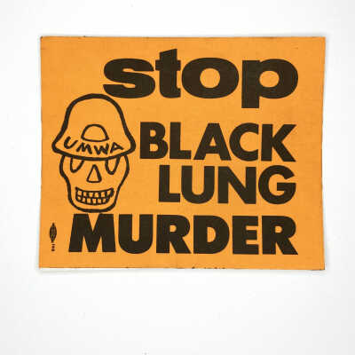 Stop Black Lung Murder sticker