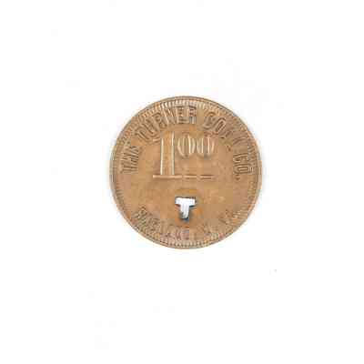Turner Coal Company scrip, $1