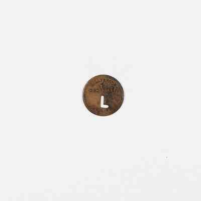 Lillybrook Coal Co. Scrip, 1 cent