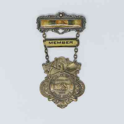 United Mine Workers Member Pin Badge