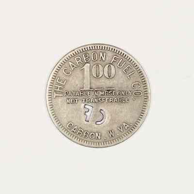 Carbon Fuel Co. Scrip, $1