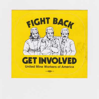 Fight Back Get Involved sticker