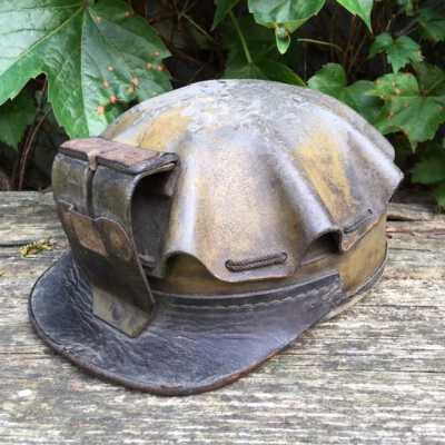 helmet prior to cleaning + conditioning