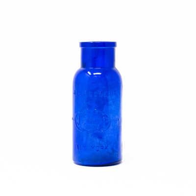 J. Personeni Cobalt Blue Medicine Bottle