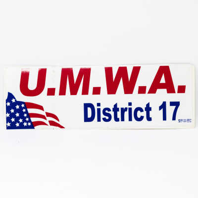 UMWA District 17 Bumper Sticker
