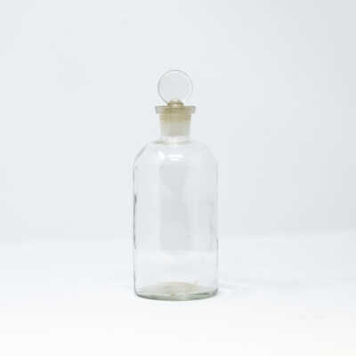Glass Bottle + Glass Stopper