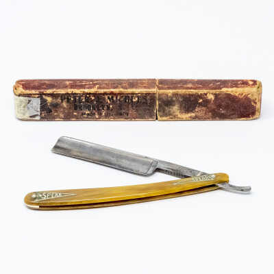 Straight Razor and Box