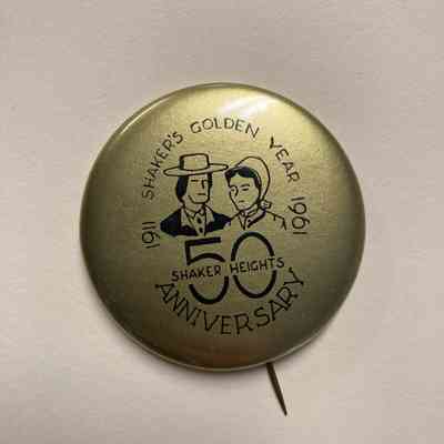 50th Anniversary Button, 1961