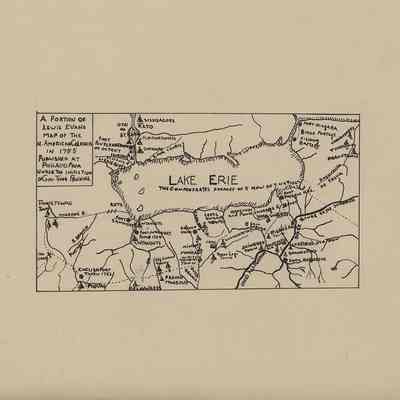A Portion of Lewis Evans Map of the N. American Colonies in 1755. Published at Philadelphia under the inspection of Gov. Thos Pownall