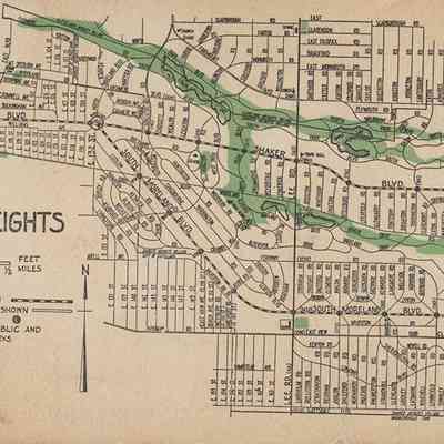 Shaker Heights Map, 1920
