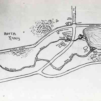 Map of North (or Mill) Family, Lower Lake