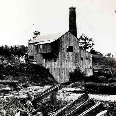 Sawmill at Lindale, 1876