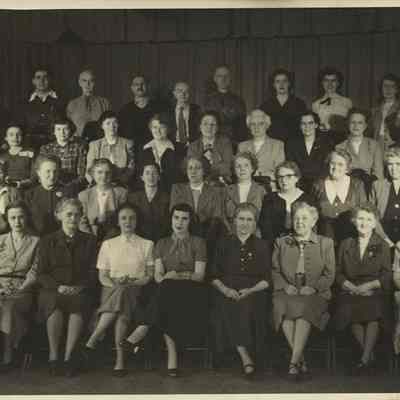 Lomond Elementary School Staff Photo, 1952