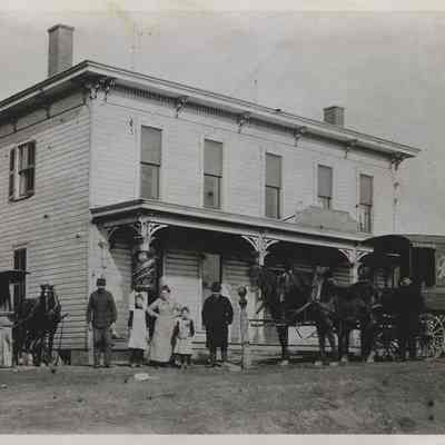Gillette Tavern/Kubach General Store, 1905 (Scrapbook Excerpt)