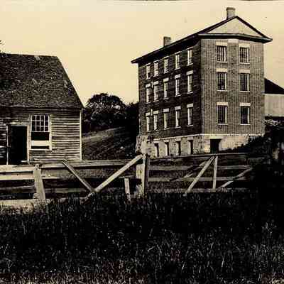 Blacksmith Shop and Woolen Mill, 1896
