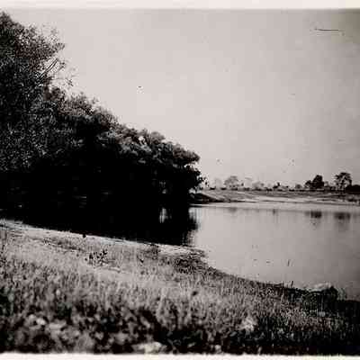 View of Lower Lake from Mill Dam, 1898