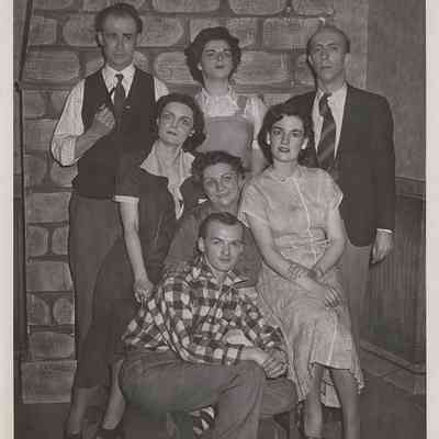 Cast of "The White-Headed Boy", 1951
