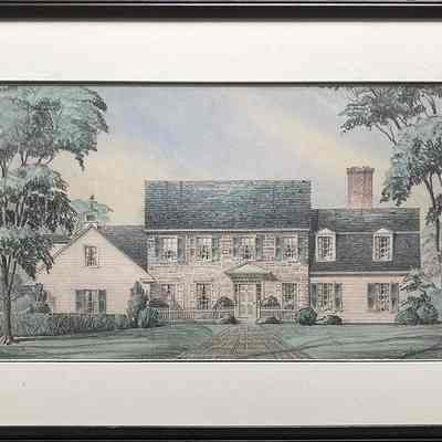 Architectural Drawing of 2741 Sherbrooke Road, c.1954