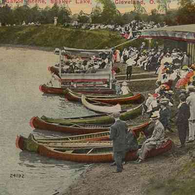 Canoe Scene, Shaker Lake, Cleveland, O.