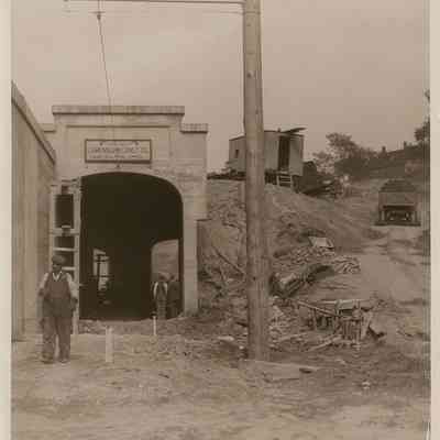 Construction of the Rapid Transit Line Tunnels, Kingsbury Run, 1930
