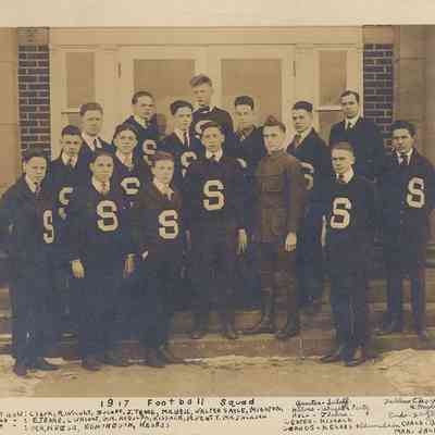 Boulevard School Football Squad, 1917