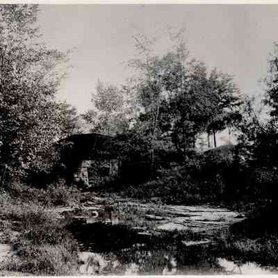 Bridge over Doan Brook near Lower Lake, 1898