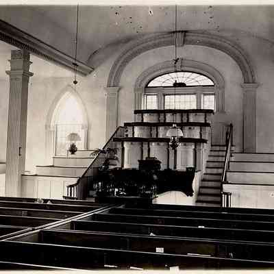 Main Pulpit at Kirtland Temple, 1898