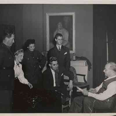 Cast of "The Whole World Over", 1947