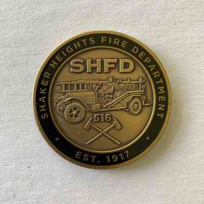 Shaker Heights Fire Department Challenge Coin, 2017