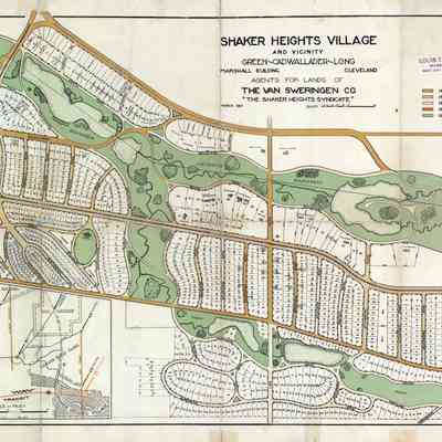 Shaker Heights Village and Vicinity, 1913