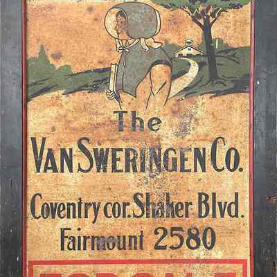 The Van Sweringen Co. "For Sale" Sign