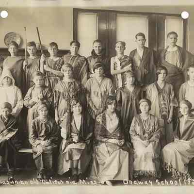 Onaway School, Christmas in an old California Mission, 1928
