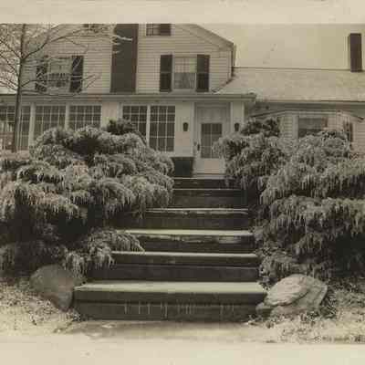 Winter Scene at Warren-Palmer House (Scrapbook Excerpt)