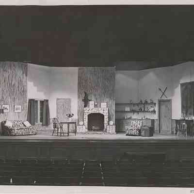 Set for "Mr. Barry's Etchings", 1951