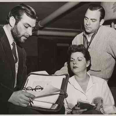 Robert M. Jones, Mark Silverberg, and Ruth Roberts in "Come Back, Little Sheba", 1959