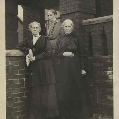 Mary, Sarah, and Leora Warren, c.1910 (Scrapbook Excerpt)