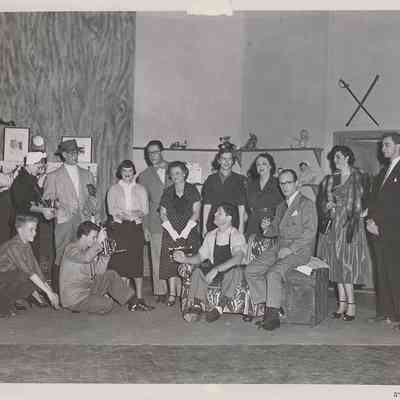 Cast of "Mr. Barry's Etchings", 1951