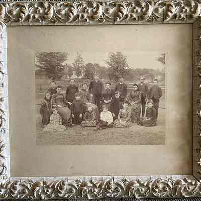 Unidentified School Class Photo, c.1890